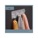 product_image_name-Generic-Crochets Invisibles Muraux Adhésifs, Transparents et Résistants à l'Eau pour Décoration-2