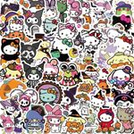product_image_name-Generic-Stickers Cute Sanrio Helllo Kitty Kuromi Kawai Cute Cartoon Anime 30Pcs-2