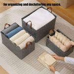 product_image_name-Generic-2pcs Boîte De Rangement Portable Pliable De Grande Capacité De Type Tiroir-2