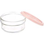 product_image_name-Generic-وعاء تخزين زجاجي مع أغطية محكمة الإغلاق ونقشة زهرية-3