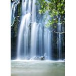 Waterfall in the forest poster Poster Chambre Haute Qualité