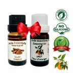 Palmarès des terroirs Marocains Huile essentielle de fleur d'oranger Néroli Essence fragrance 100% naturelle 10ml + Huile essentielle Cannelle 100% naturel 10ml