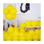 100 Ballons jaune pour décoration Anniversaire 31 CM Trés Bonne Qualité