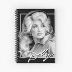 black and white Spiral Notebook Bloc note