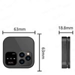 product_image_name-Generic-Téléphone Portable Pliable Servo i16 Pro Noir Ultra compact - Double SIM , Caméra HD-3