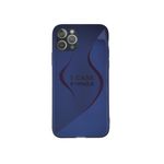 Pochette silicone Transparente pour iPhone 11 Pro Bleu