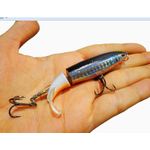 طعم الصيد 360 درجة دوارة 10 سم 13.2 جرام بكرة دوارة لقضيب التزلج