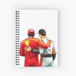 Carlos and Lando Monaco Podium Spiral Notebook Bloc note