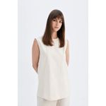 product_image_name-Defacto-تونيك نص كم قطن قصة عادية برقبة مستديرة-3