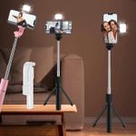 product_image_name-Generic-Selfie Stick Trépied Bluetooth C18 – 103 cm, Rotation 360°, Support Smartphone Portable-8