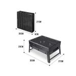 product_image_name-Generic-Barbecue Portable BBQ Barbecue rectangulaire à charbon 35×27×19cm-2