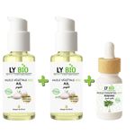 LY BIO PACK 2 X HUILE AIL 50ML - POMPE + HUILE ESSENTIEL ROMARIN 10ML