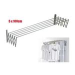 product_image_name-Generic-Séche Linge Extensible avec 5 barres Aluminium de 100 cm, 5x100cm-2