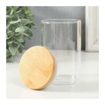 product_image_name-Generic-Ensemble de 6 Bocaux Hermétiques Transparente avec Couvercles en Bois Naturel-3