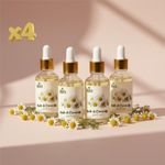 Bio Pack x4 Huile de camomille 30 ml Qualité Premium Douce