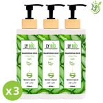 LY BIO PACK SHAMPOOING ALOE VERA 200ML - HYDRATANT & APAISANT LOT DE 3 bouteilles