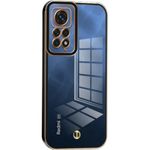 Spigen Pochette pour Xiaomi Note 11 pro 4G transperent Force Case Gold/Noir