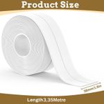 product_image_name-Drop Stop-Ruban de Calfeutrage Auto-Adhésif Étanche pour Bord de Baignoire, Toilette, Seau de Cuisine, Évier, Huile 3,35 mètre-7