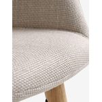 product_image_name-Generic-Fauteuil Beige Tissu et Chêne Naturel Design Scandinave Confortable Salon Bureau Chambre 59x82cm-5
