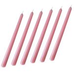 Set de 6 Bougies Chandelier Rose