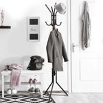 product_image_name-Generic-Porte manteaux en Métal 2 Niveaux avec 8 Tiges  ( 172cm X 42cm )-1