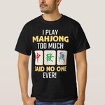 product_image_name-Generic-Mahjong Gamer Board Game China Japan Mah Jong T-Shirt unique design - t shirt tres bon qualite-1