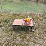 product_image_name-Generic-Table Pliante de Camping Multifonction avec Plateaux Effet Bois et Rangement Latéral-3