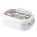 product_image_name-Generic-Jolie boîte à déjeuner Bento en acier inoxydable, boîte à déjeuner Bento scolaire pour enfants, récipient alimentaire portable hermétique, boîte à déjeuner séparée chauffante-6