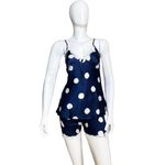 product_image_name-Generic-Chemise de nuit 3 pièces Bleu en satin, couture nuisette-3