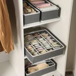 product_image_name-Generic-Lot de 4 Boîtes de Rangement pour Sous-Vêtements -4