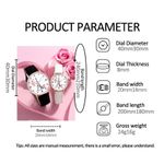 product_image_name-Generic-أكسسوارات الزوجين والمتحابين، ساعة يد كوارتز للنساء والرجال، ساعات يد فاخرة، ساعة برج ايفل هدية للمناسبات المهمة-4