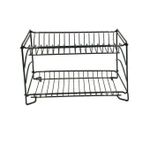 product_image_name-Generic-Égouttoir à vaisselle noir 60cm 2 étages-2