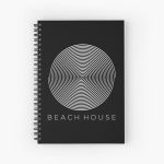 Beach House Circle Spiral Notebook Bloc note