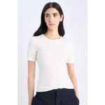 product_image_name-Defacto-Slim Fit Crew Neck Basic Casual Corduroy T-shirt-1