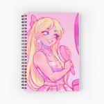 Barbie combing her hair Spiral Notebook - Bloc note