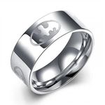product_image_name-Generic-Bague Batman En Acier Inoxydable Argenté - Unisex-4