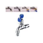 product_image_name-Generic-Robinet d’Eau Mural Argenté avec Serrure et Double Clé-6