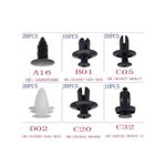 product_image_name-Generic-Kit de fixations de panneau de garniture, porte de voiture,Attaches de pare-chocs - 100 Pcs-5
