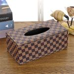 product_image_name-Generic-Boîte à Mouchoirs Rectangulaire au Design Damier Élégant-6