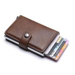 Portefeuille Homme Intelligent en Cuir Véritable – Compact, Sécurisé & Élégant