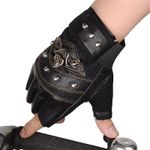 product_image_name-Generic-Mitaines en cuir hip hop gants de cyclisme gym plein air-5