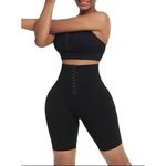 product_image_name-Generic-Short de fitness noir taille haute pleine longueur Et pour affiner l'abdomen-5