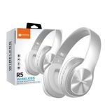 Deep Bass  R5 Casque ecouteurs sans fil Stereo Support Carte TF 3,5 mm AUX IN -FM avec microphone