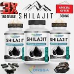 product_image_name-Herbo Ridouane-3x bottel de 180 Gélules de SHILAJIT,Shilajit Himalayan Capsules Pure Riche en acide fulvique 300mg Énergie minérale à haute dose, l'énergie et l'immunité- 60 Gélules.- 180 Gélules.-5