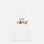 product_image_name-Generic-Cuisson muffin doux recette de gâteau ,tablier de cuisinerecette, cuire, cookie, chocolat, pâte, - طابلية مطبخ مع جيبين,-2