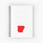 REP YOUR STATE ARKANSAS Spiral Notebook Bloc note