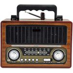 product_image_name-Fepe-راديو كلاسيكي بمستقبل ترانزستور مع مدخل USB، بطاقة ذاكرة، MP3، بلوتوث. يعمل بالكهرباء والبطاريات الداخلية والبطاريات التقليدية MD-1802BT-1