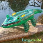 product_image_name-Generic-Flotteur crocodile gonflable géant pour piscine, plage et eau d'été-1