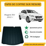 SAHLER حصيرة صندوق السيارة 4D بيجو 301 2012-2024>