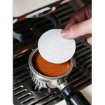 product_image_name-Generic-100 Pièces Filtre À Café Rond Blanc, Papier Filtre Universel Pour Cafetière-3